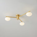 LED Multi-Arm Ceiling Light Fixture In Metal, 30 Inches Wide | Temsk