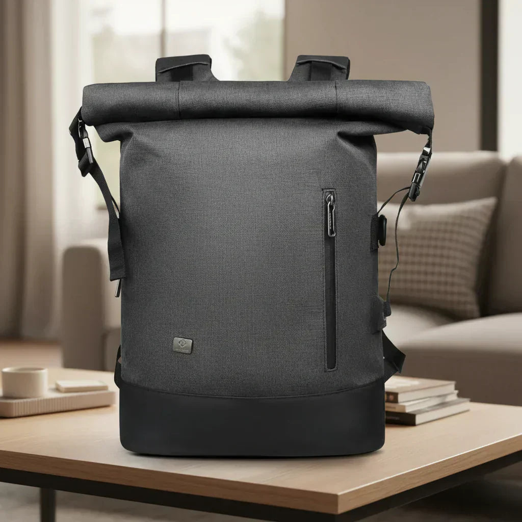 CityTrail Rolltop Backpack For Multifunctional Outdoor Use With USB Port | Temsk