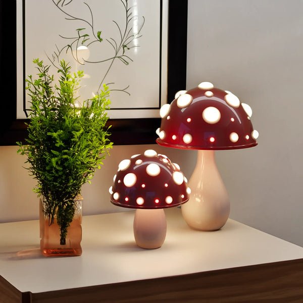 Amanita Inspired LED Table Lamp With Warm Modern Glow | Temsk