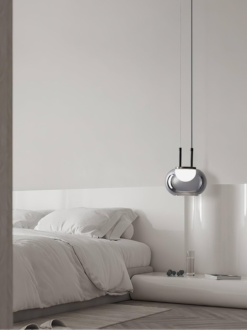 Selene Halo Pendant Light for Living Rooms and Dining Areas | Snurv | Temsk