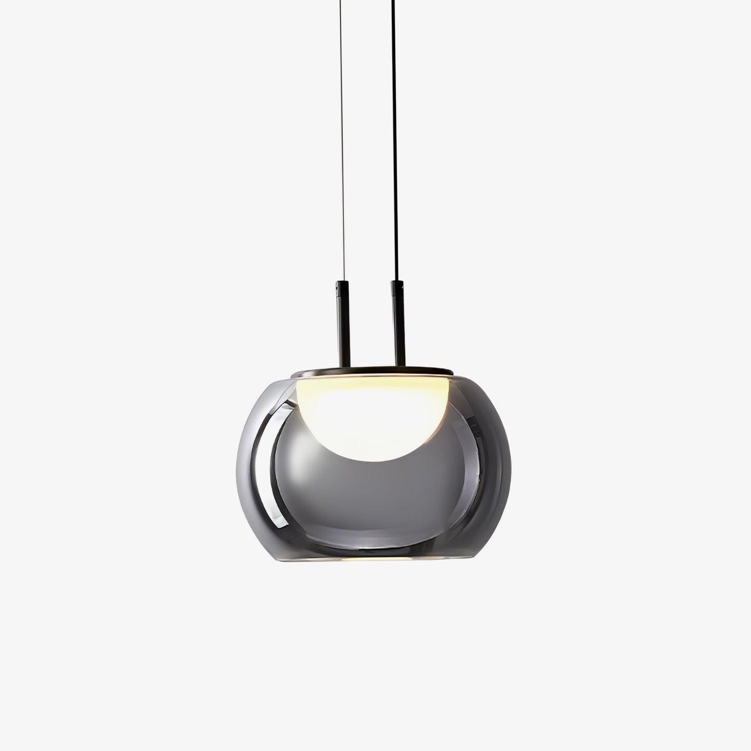 Selene Halo Pendant Light for Living Rooms and Dining Areas | Snurv | Temsk
