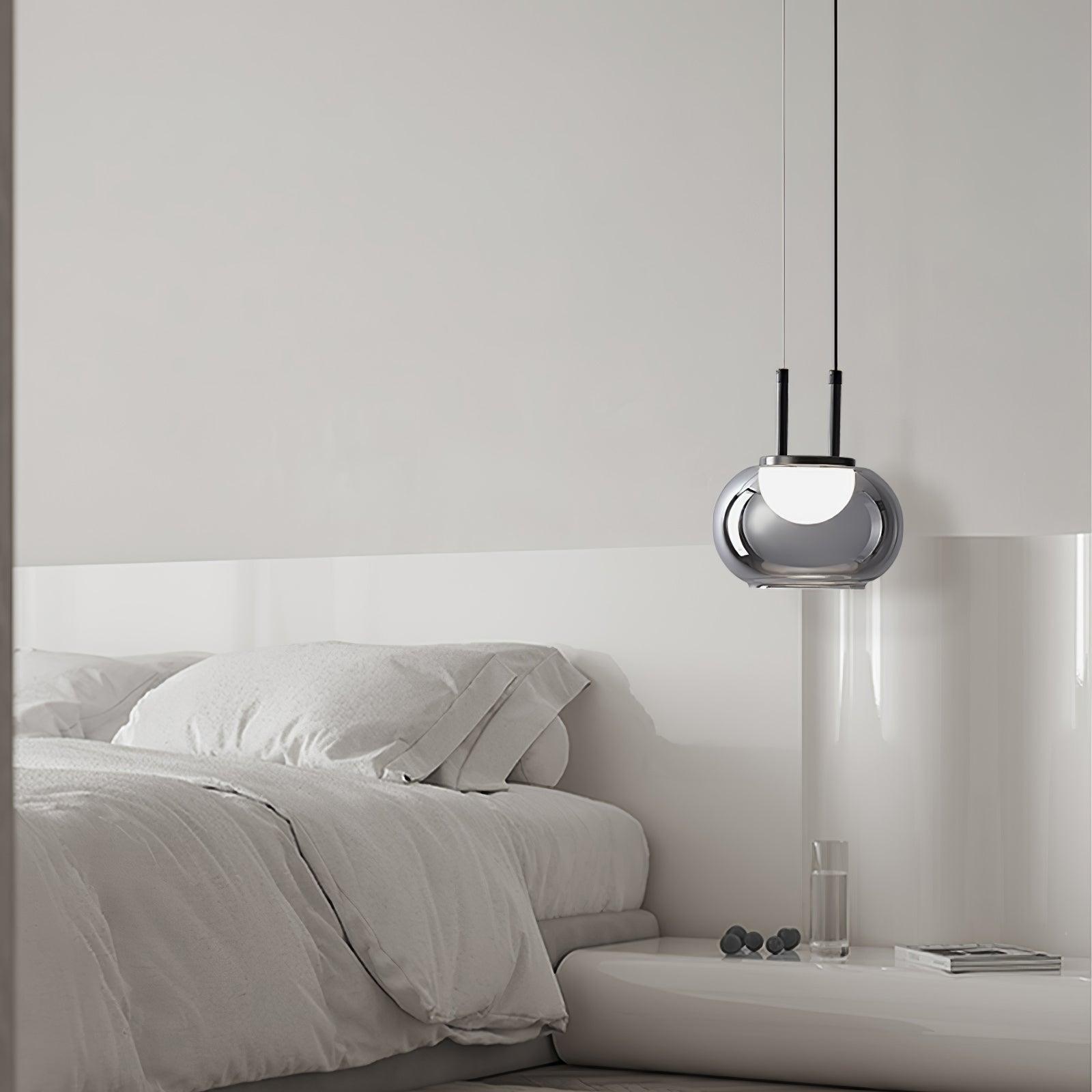 Selene Halo Pendant Light for Living Rooms and Dining Areas | Snurv | Temsk