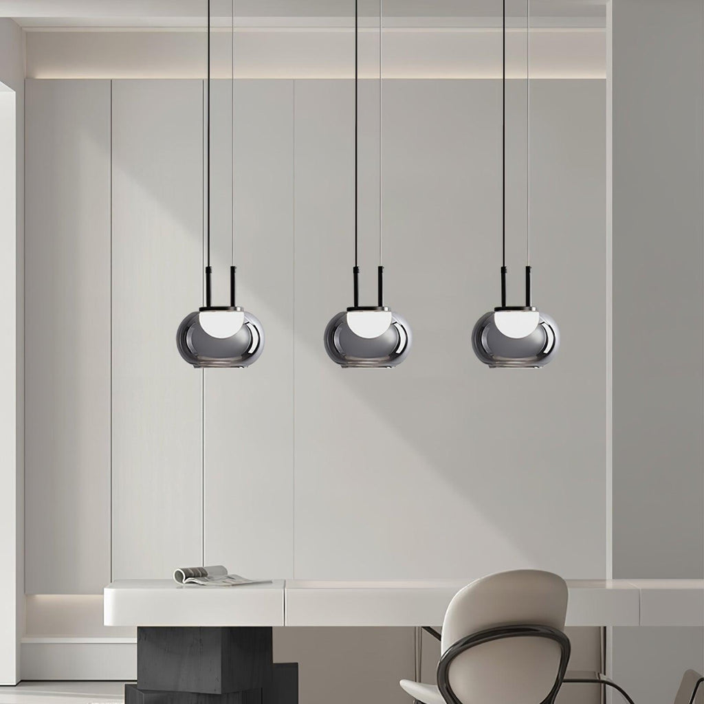 Selene Halo Pendant Light for Living Rooms and Dining Areas | Snurv | Temsk