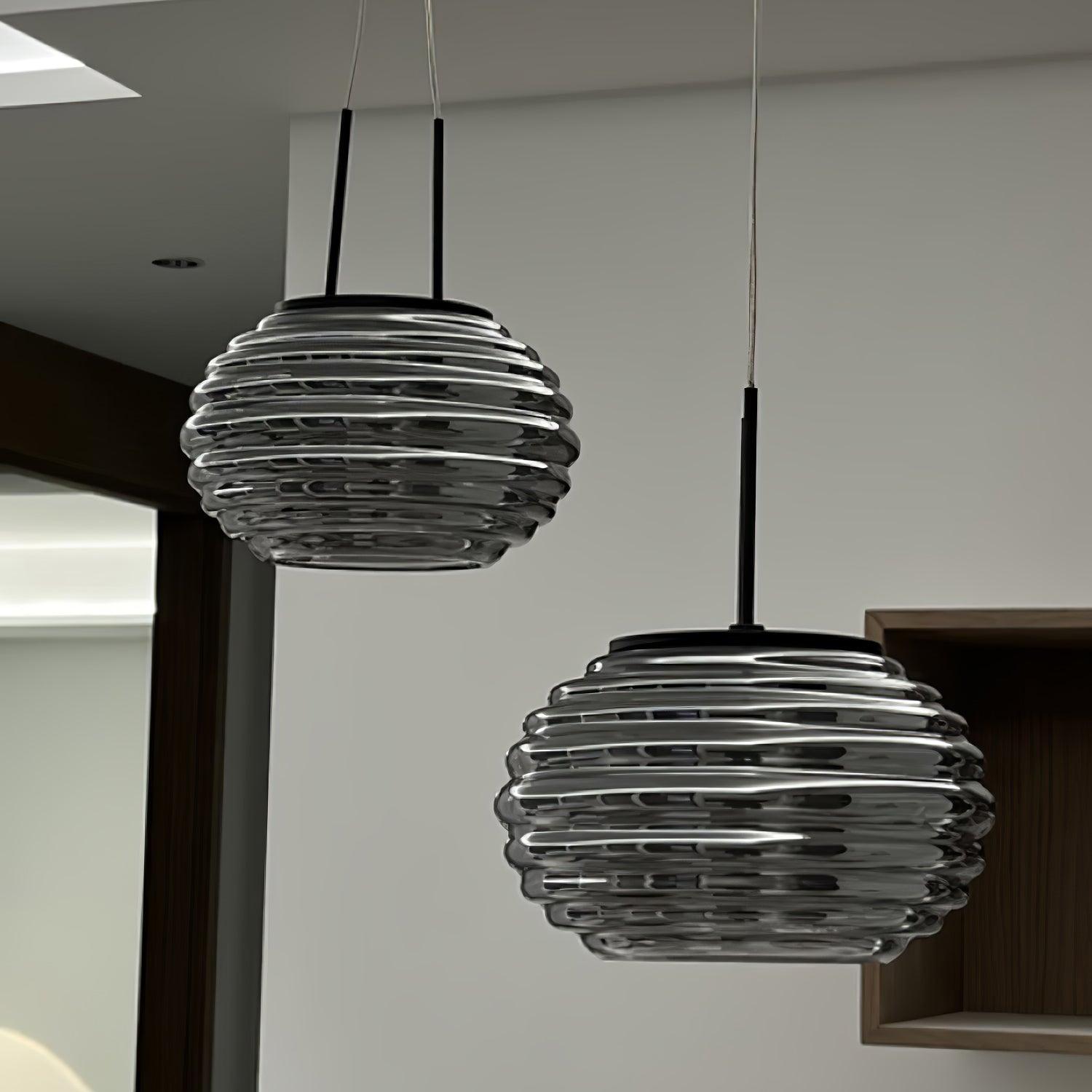 Selene Halo Pendant Light for Living Rooms and Dining Areas | Snurv | Temsk