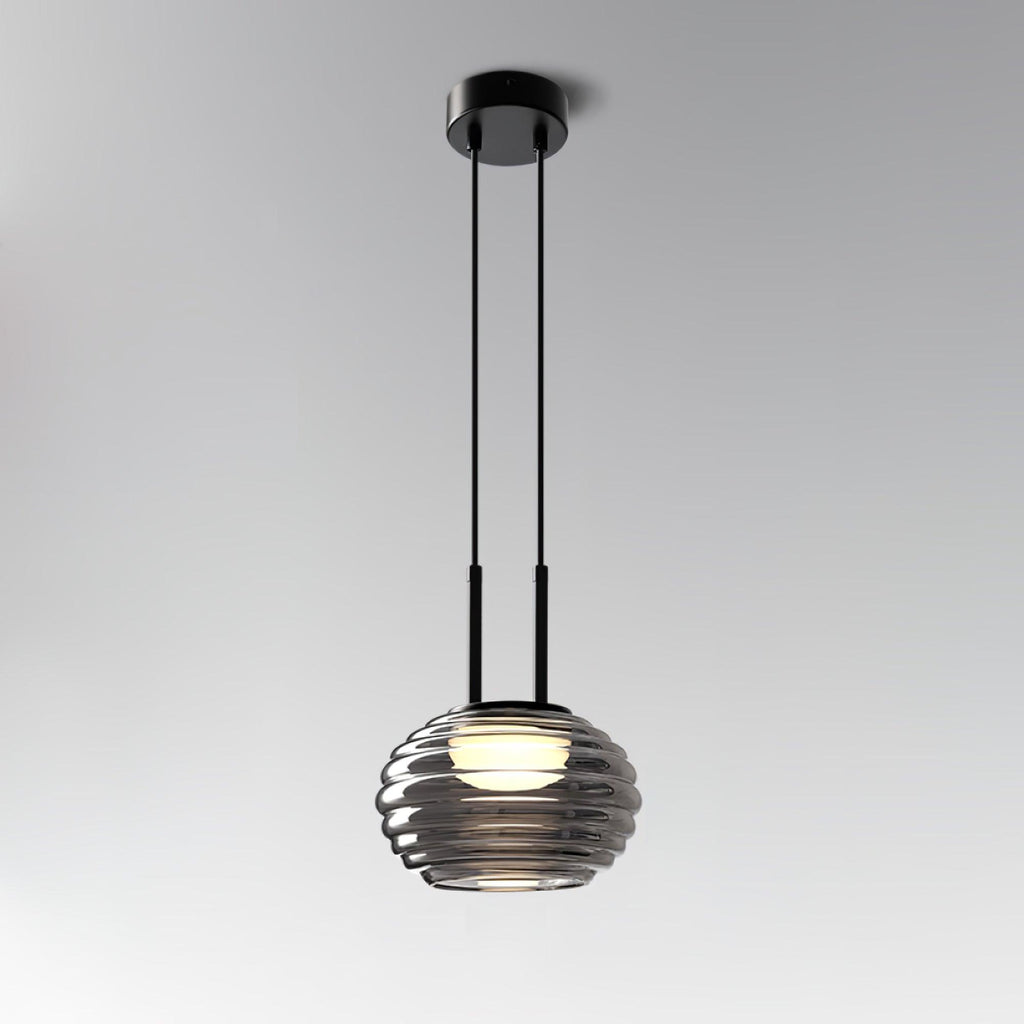 Selene Halo Pendant Light for Living Rooms and Dining Areas | Snurv | Temsk