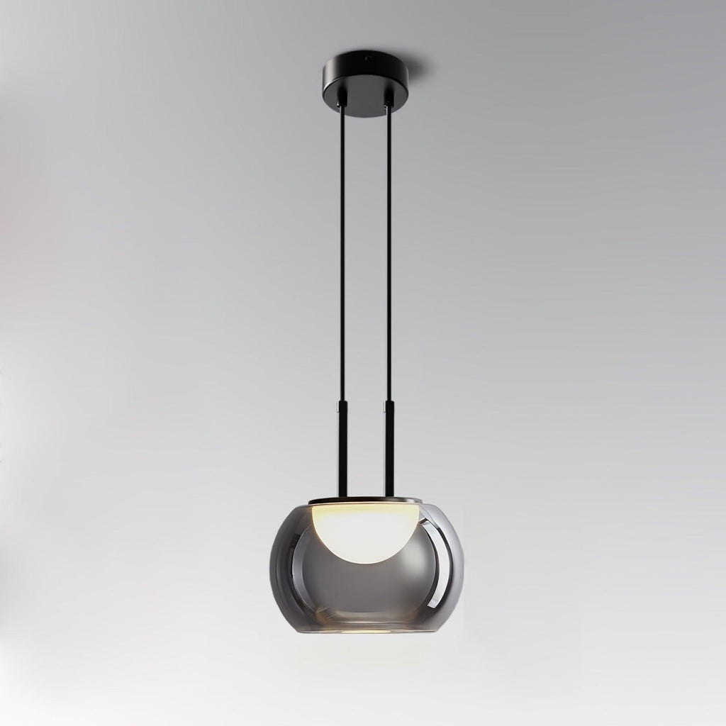 Selene Halo Pendant Light for Living Rooms and Dining Areas | Snurv | Temsk