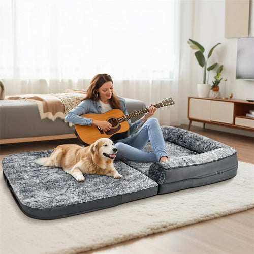 CozyPaw Lounge Oversized 180 Centimeters Dog Bed For Pets And Their Owners Temsk