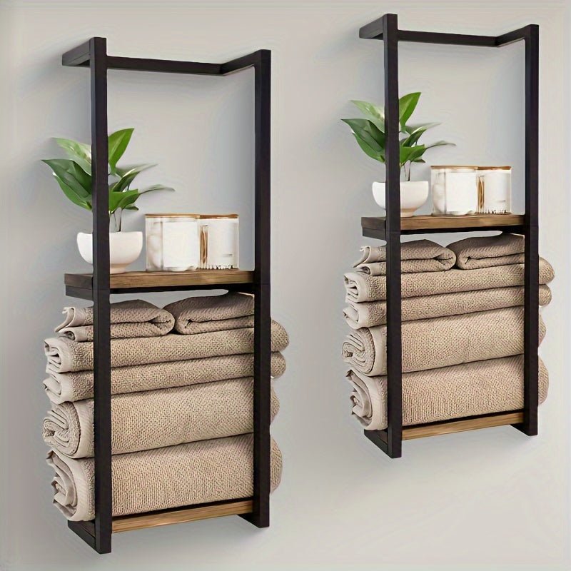 Asteria Home Elegant Wall Towel Holder In Rust-Resistant Stainless Steel | Temsk