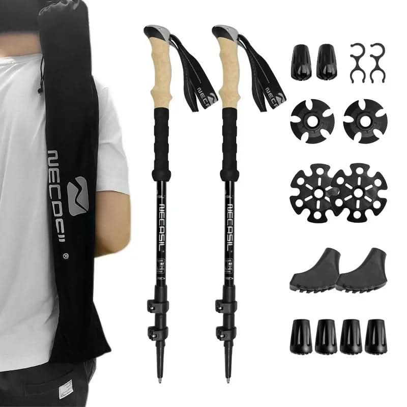 NovaTrail Trekking Poles - Collapsible Hiking Poles for Stability and Comfort | Temsk