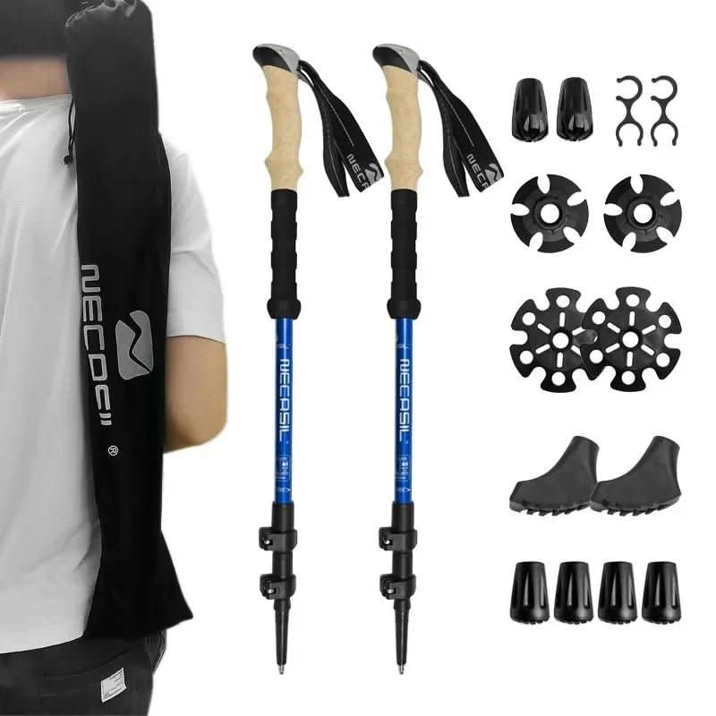 NovaTrail Trekking Poles - Collapsible Hiking Poles for Stability and Comfort | Temsk