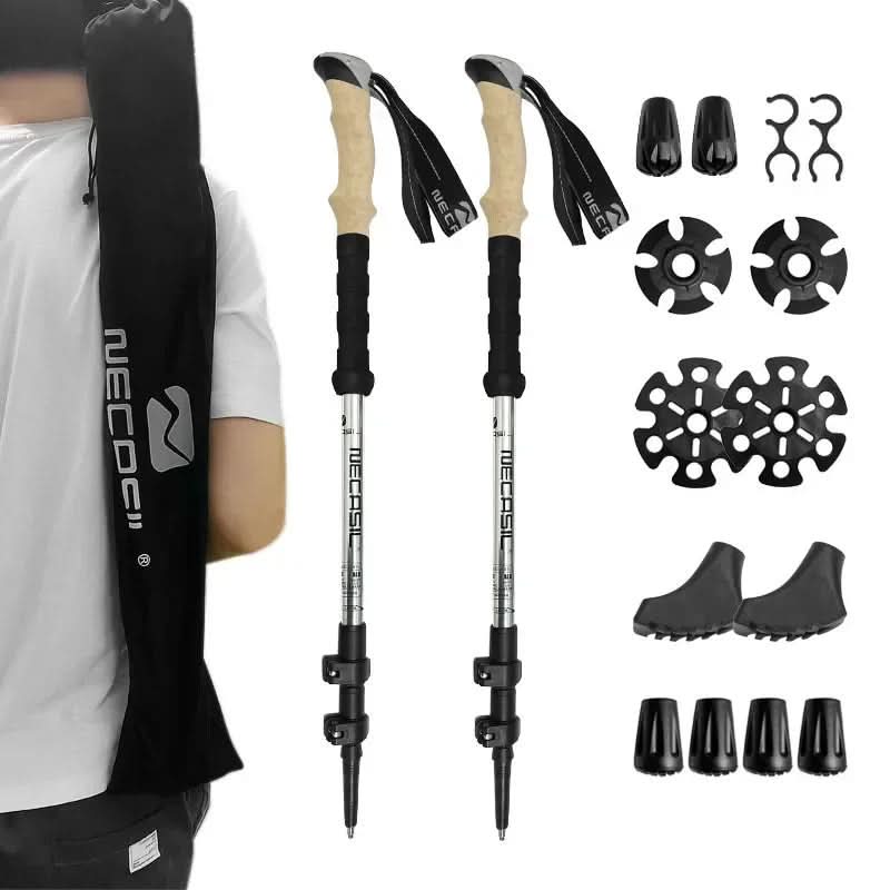 NovaTrail Trekking Poles - Collapsible Hiking Poles for Stability and Comfort | Temsk