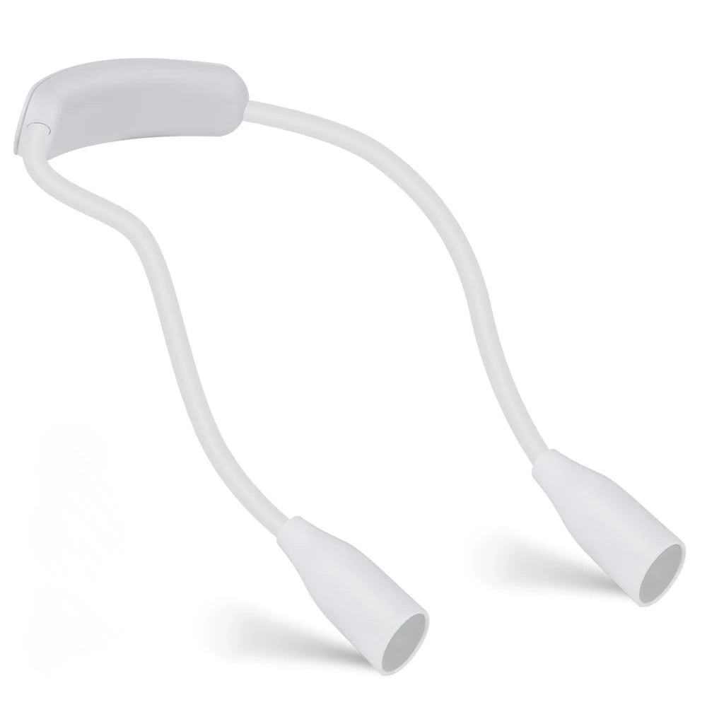 Luce da Collo LED Ricaricabile con Braccio Flessibile per la Lettura | Temsk