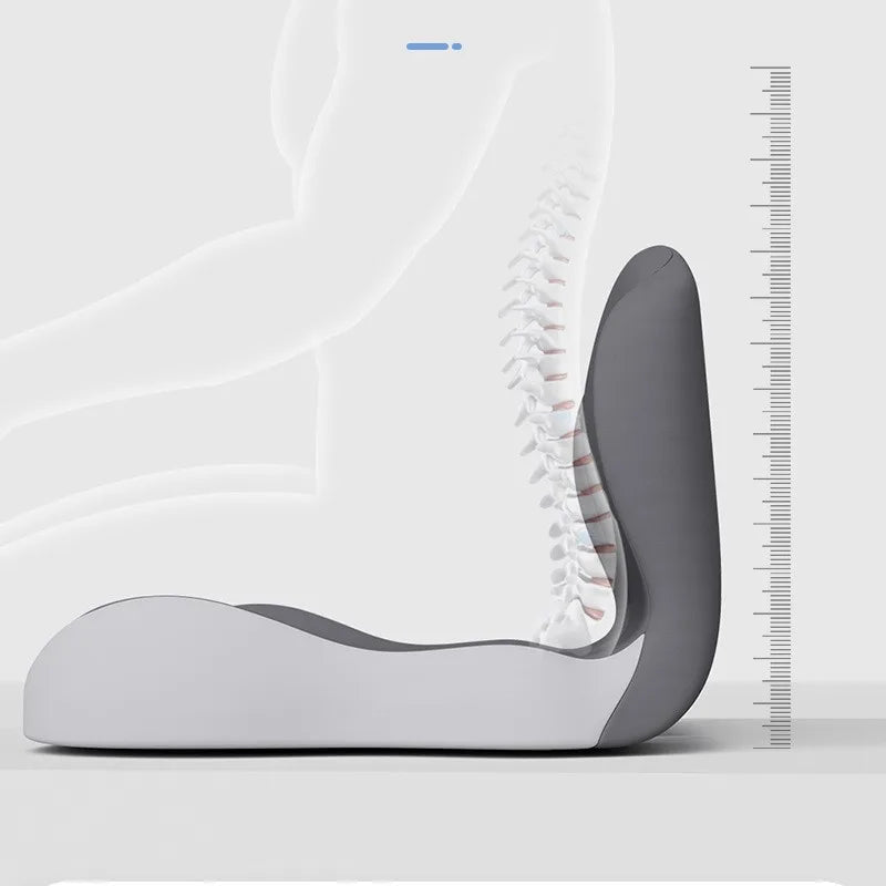 AeroRelief Memory Foam Pillow for Sciatica Pain and Long-Term Sitting Comfort | Temsk