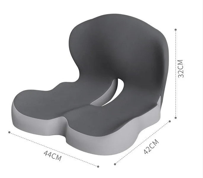 AeroRelief Memory Foam Pillow for Sciatica Pain and Long-Term Sitting Comfort | Temsk