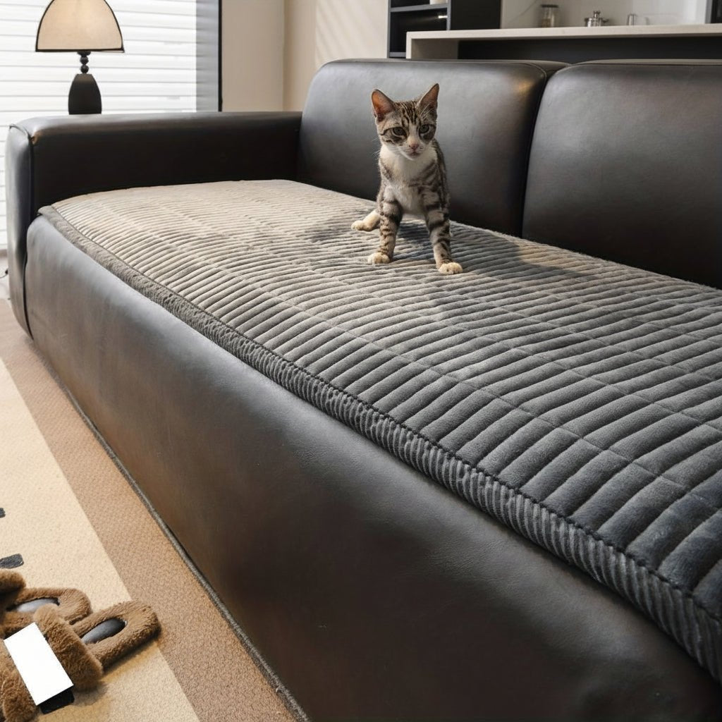 LumaGuard Quilted Microfiber Sofa Covers For Stylish Protection | Temsk