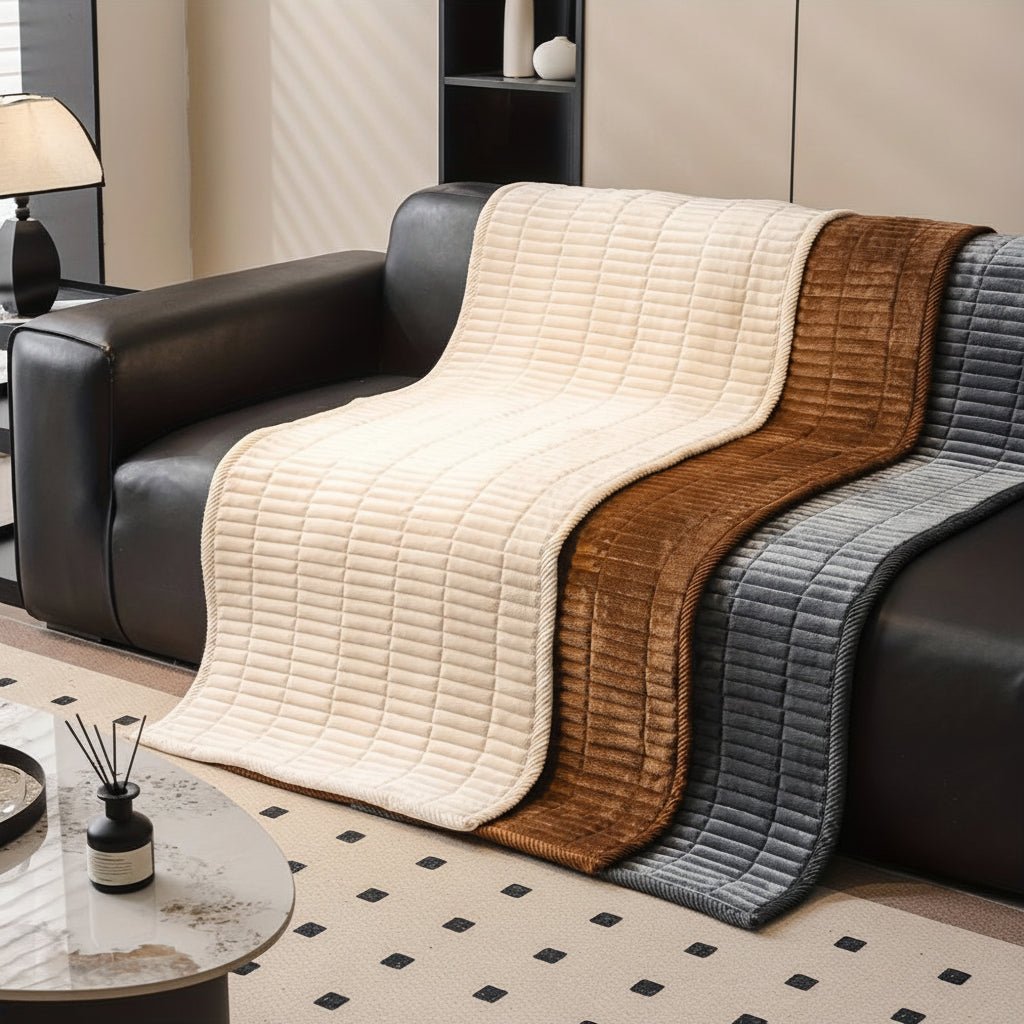LumaGuard Quilted Microfiber Sofa Covers For Stylish Protection | Temsk