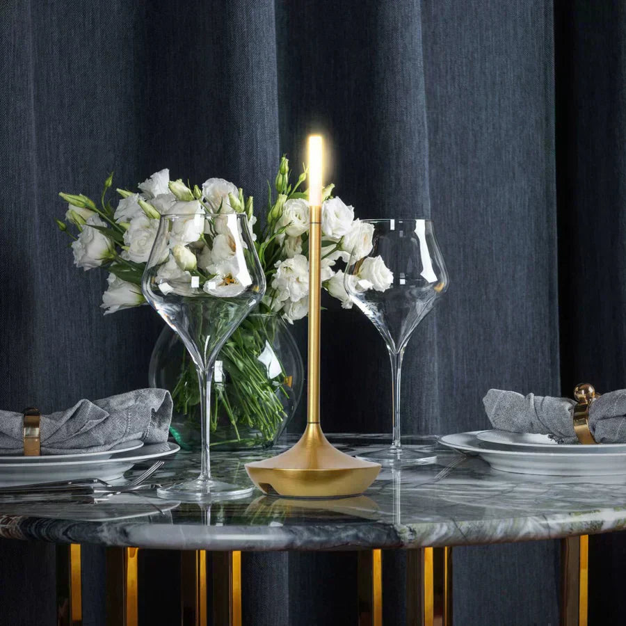 Graceful Curves Define LumenAstra Candlestick Lamp For Timeless Charm | Temsk