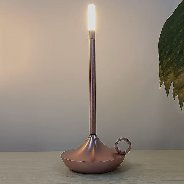 Graceful Curves Define LumenAstra Candlestick Lamp For Timeless Charm | Temsk