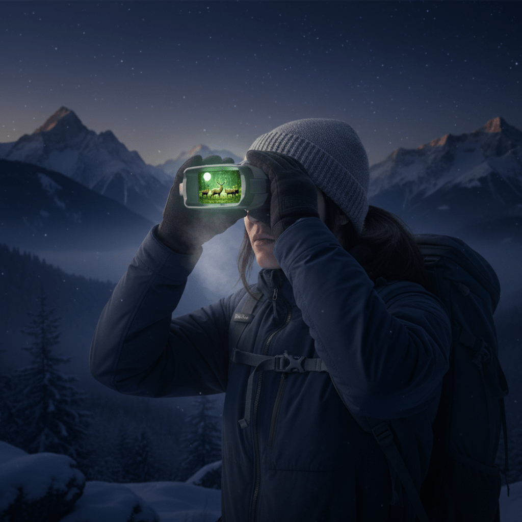 LumaScout 4K noční dalekohled se 8× zoomem pro venkovní dobrodružství | Temsk