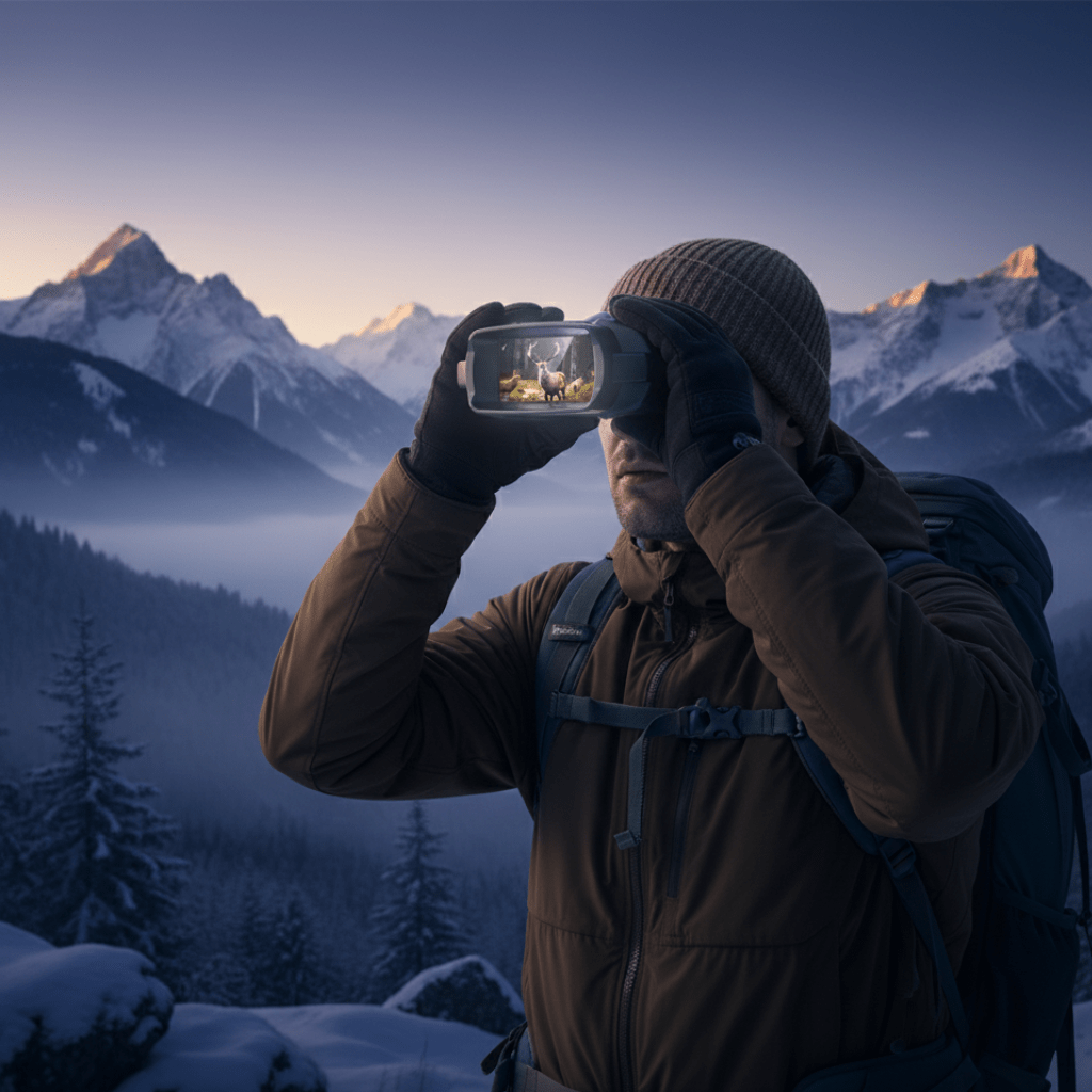 LumaScout 4K noční dalekohled se 8× zoomem pro venkovní dobrodružství | Temsk