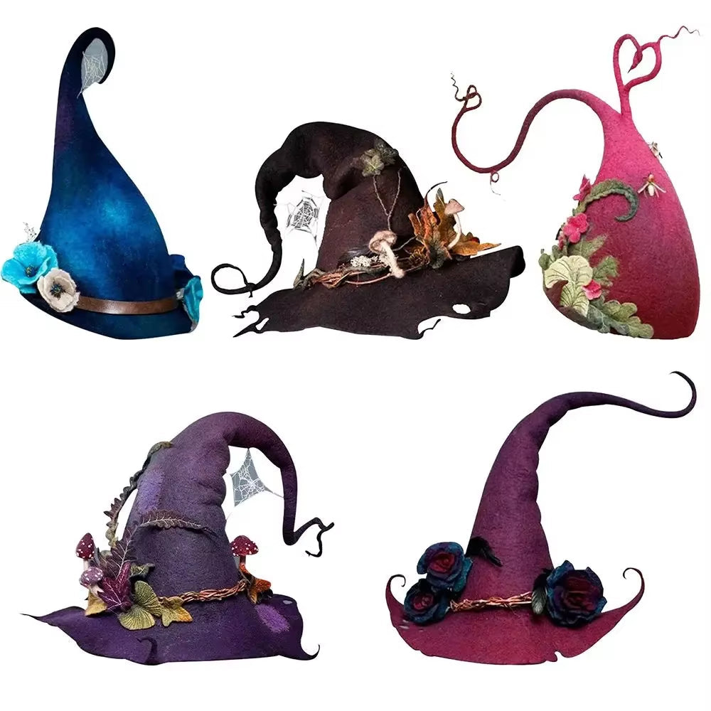 Moonspire Handcrafted Witch Hat For Halloween Parties | Temsk