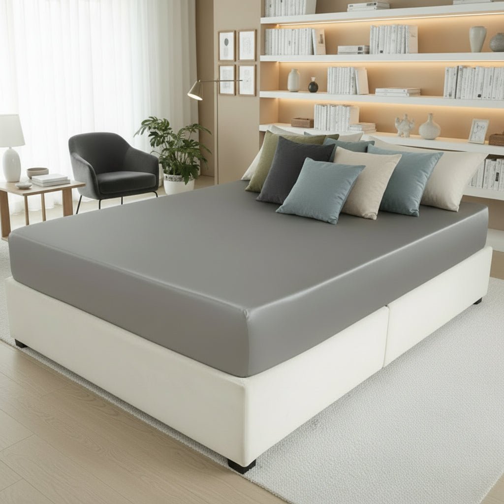 SilkNova Ultra Smooth Mulberry Silk Fitted Sheet With Cooling Comfort | Temsk