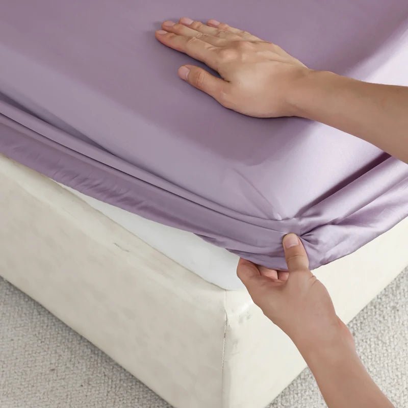 SilkNova Ultra Smooth Mulberry Silk Fitted Sheet With Cooling Comfort | Temsk