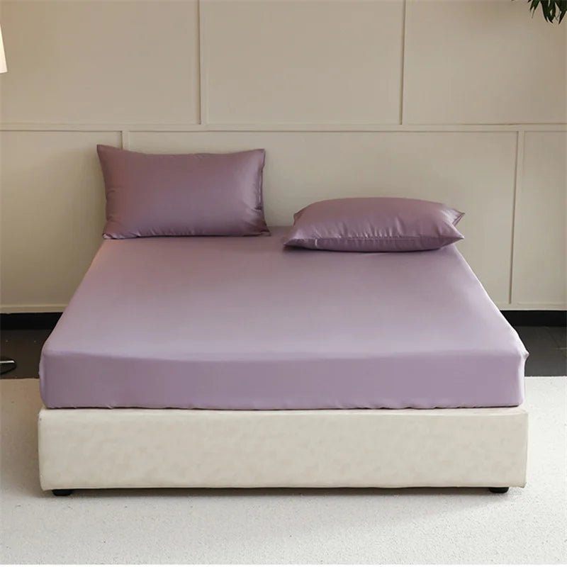 SilkNova Ultra Smooth Mulberry Silk Fitted Sheet With Cooling Comfort | Temsk