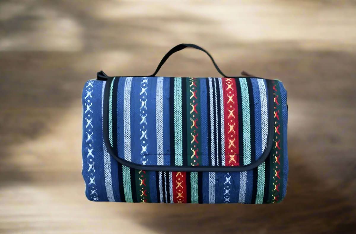 TrailNest Blanket Waterproof Picnic Mat in Ethnic Style for Camping Comfort | Temsk