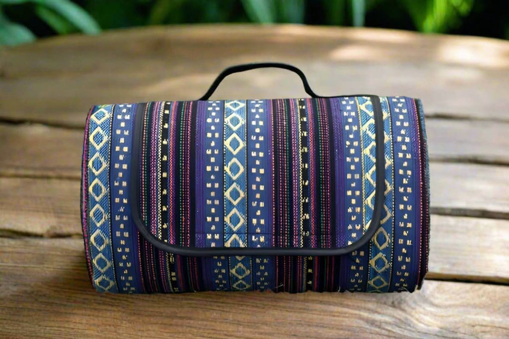 TrailNest Blanket Waterproof Picnic Mat in Ethnic Style for Camping Comfort | Temsk
