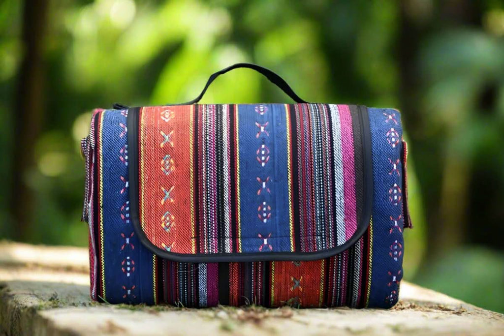 TrailNest Blanket Waterproof Picnic Mat in Ethnic Style for Camping Comfort | Temsk