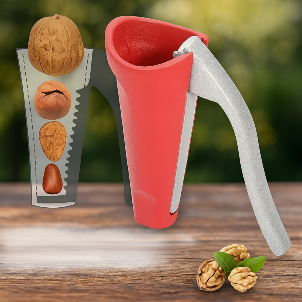 Nutcracker With Aluminum Body And Easy Lever Shell Opener | Temsk