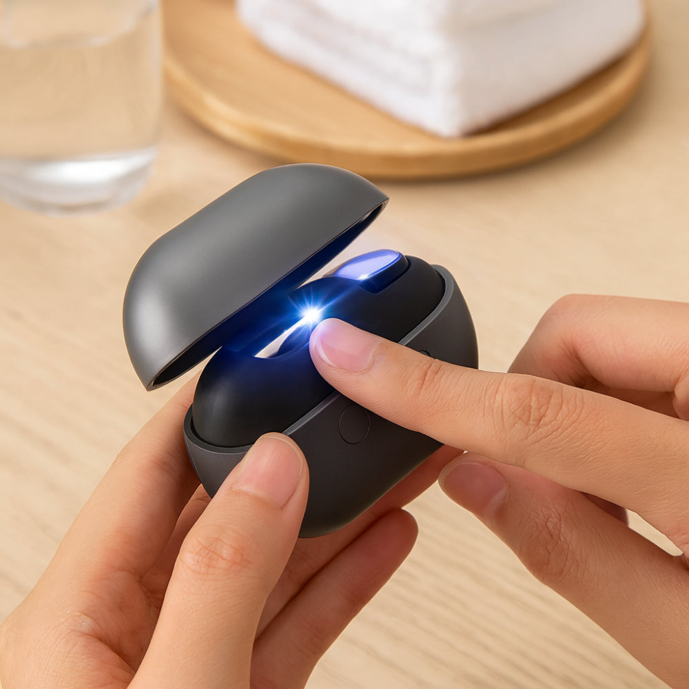 Dobíjecí elektrický zastřihovač nehtů s LED světlem pro snadnou úpravu | Temsk