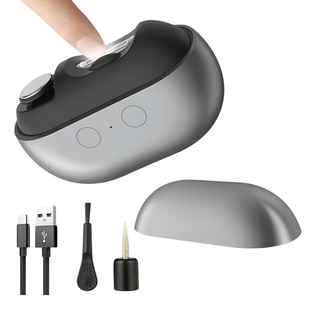 Dobíjecí elektrický zastřihovač nehtů s LED světlem pro snadnou úpravu | Temsk