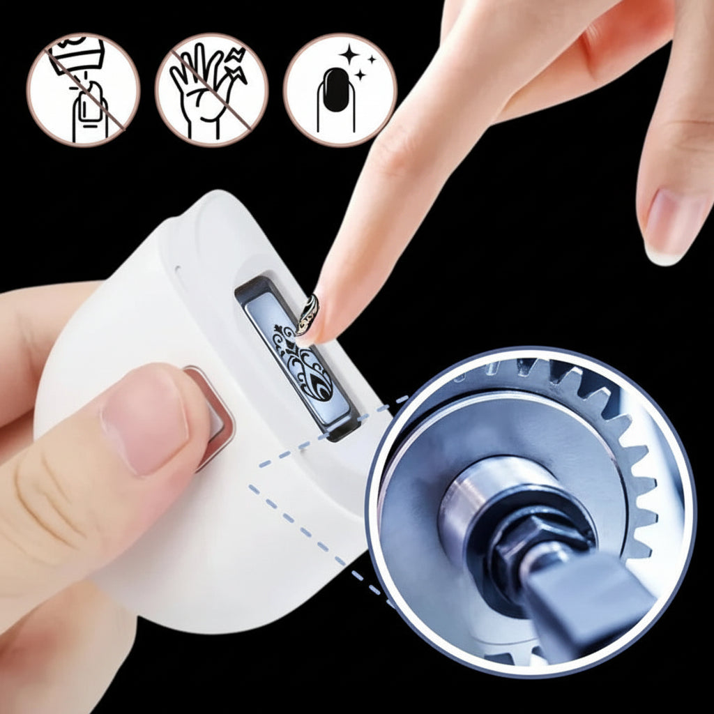 Rechargeable Electric Nail Clipper With LED Light For Fingernails And Toenails | Temsk