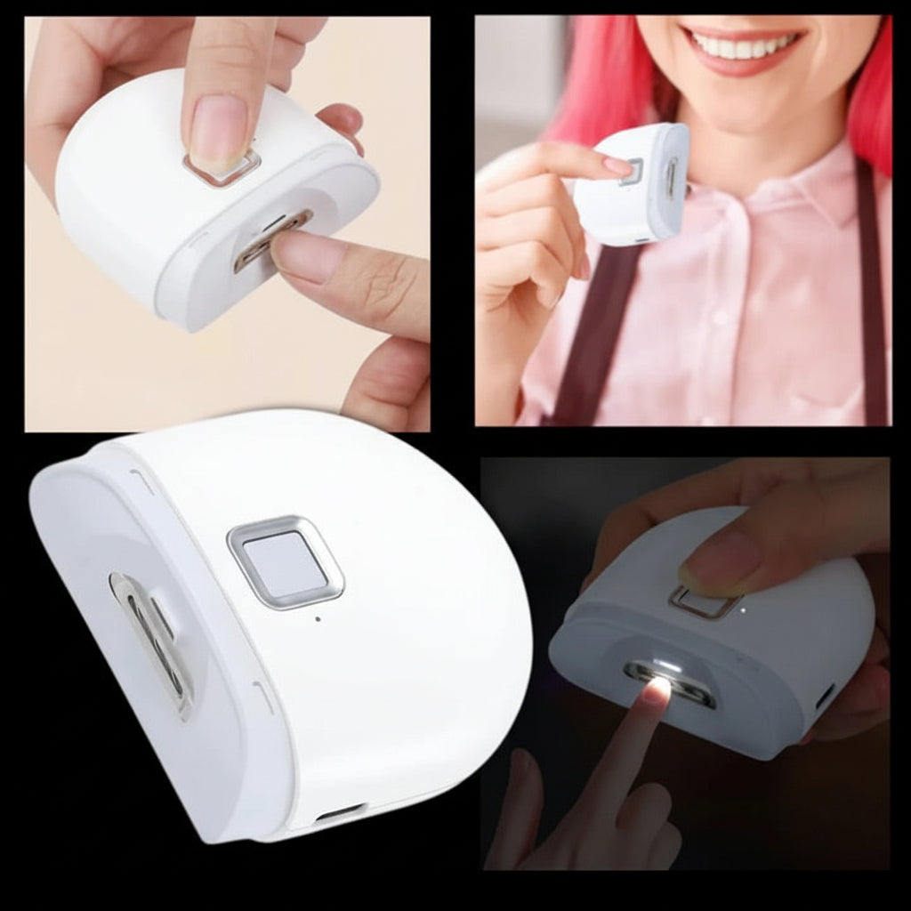 Rechargeable Electric Nail Clipper With LED Light For Fingernails And Toenails | Temsk