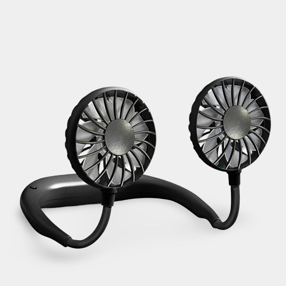Wiederaufladbarer Nackenventilator mit freihändiger, tragbarer Kühlung | Temsk
