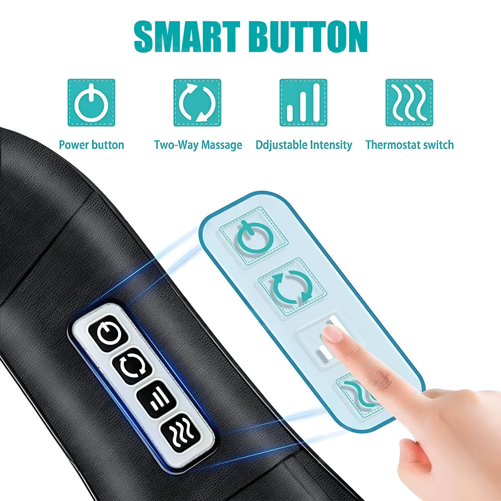 Electric Shiatsu Neck Massager For Home And Car Use | Temsk