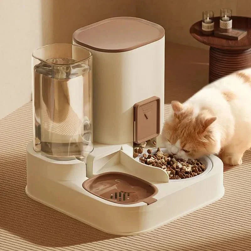 PetAqua Automatic Food and Water Dispenser for Pets | Temsk