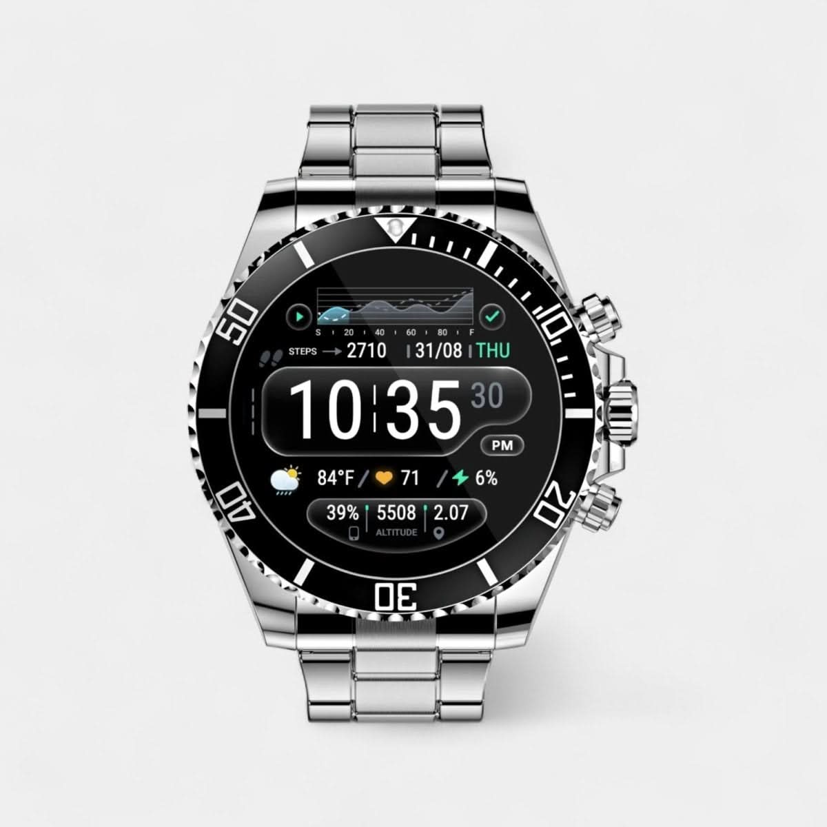 NovaGuard Tactical Smartwatch With GPS and Health Monitoring | Temsk
