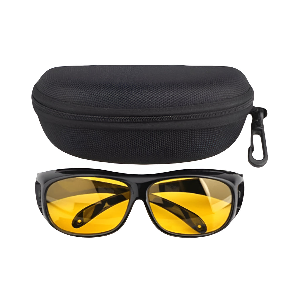 Nachtfahrbrille mit blendfreiem gelbem Tönungsglas | Temsk