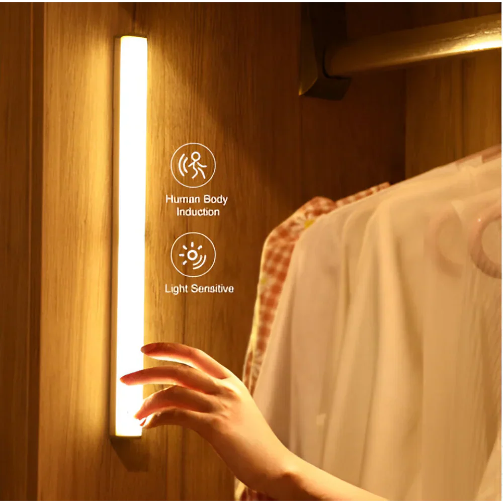 LED Night Light Strip With Motion Sensor For Bedroom And Stairs | Temsk