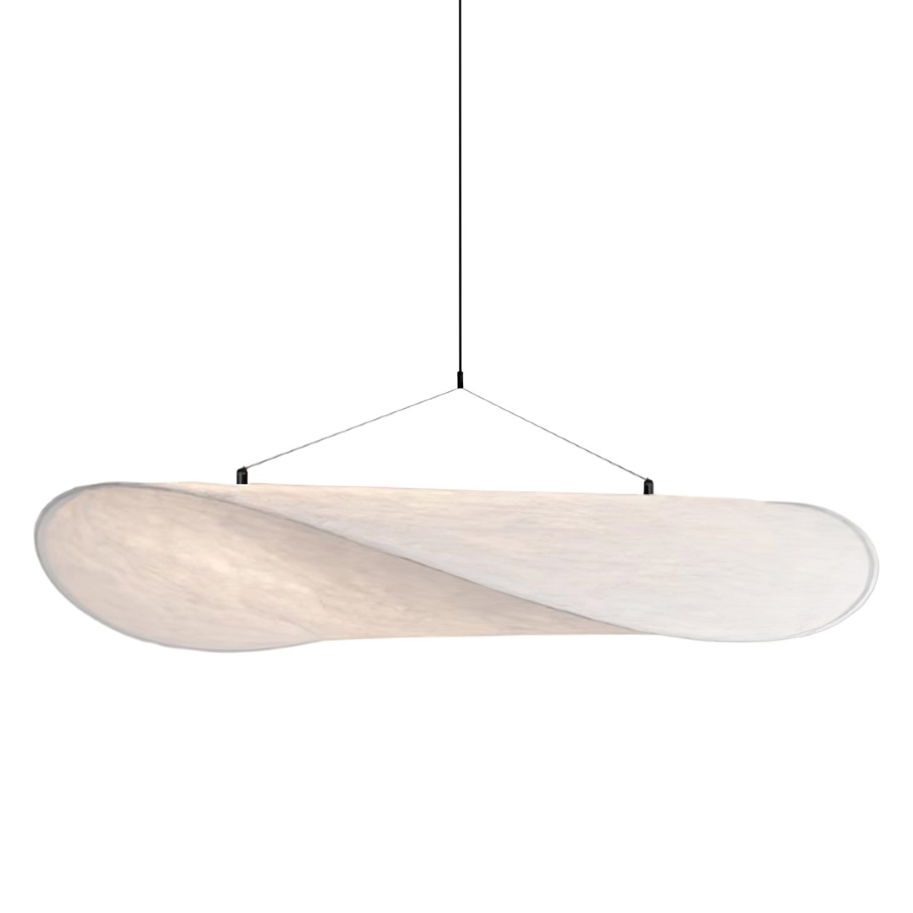 Sculptural Silk Pendant Ceiling Light Fixture For Interiors | Temsk