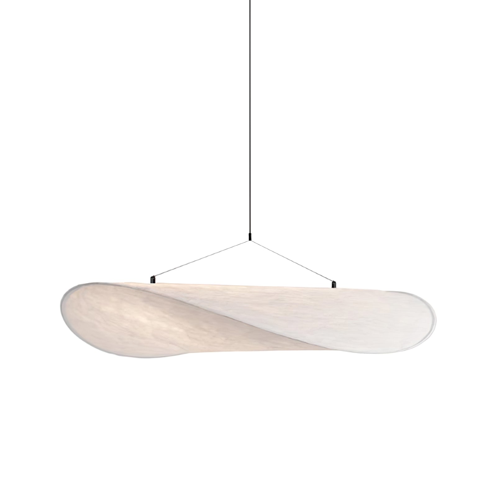 Sculptural Silk Pendant Ceiling Light Fixture For Interiors | Temsk