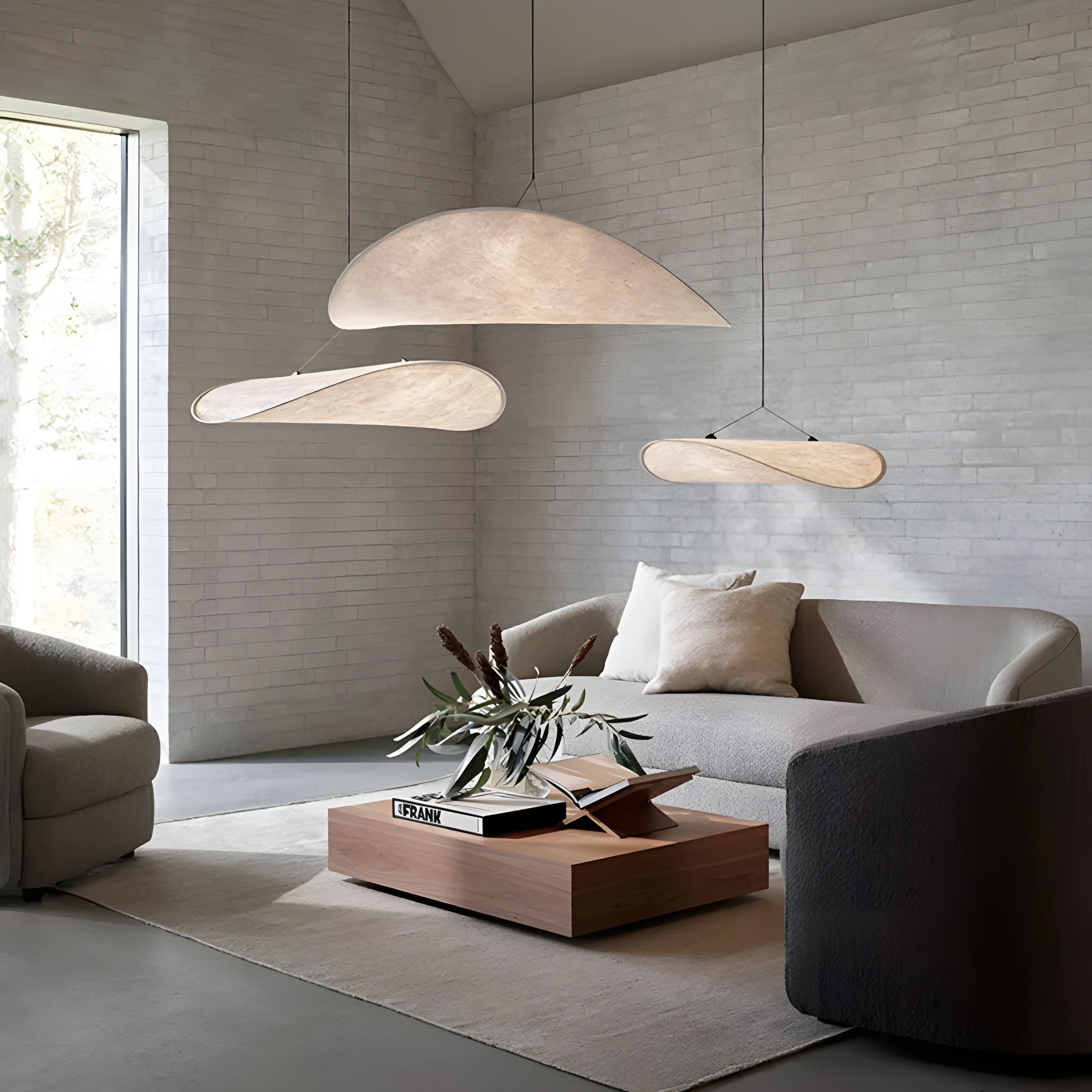 CalmAura Modern Pendant Light Fixture for Tranquil Spaces | Temsk