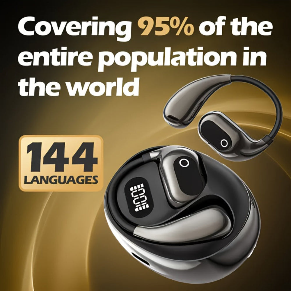 Wireless Bluetooth Translator Earbuds With Noise Cancelling Headset | Temsk