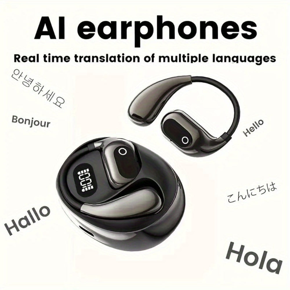 Wireless Bluetooth Translator Earbuds With Noise Cancelling Headset | Temsk