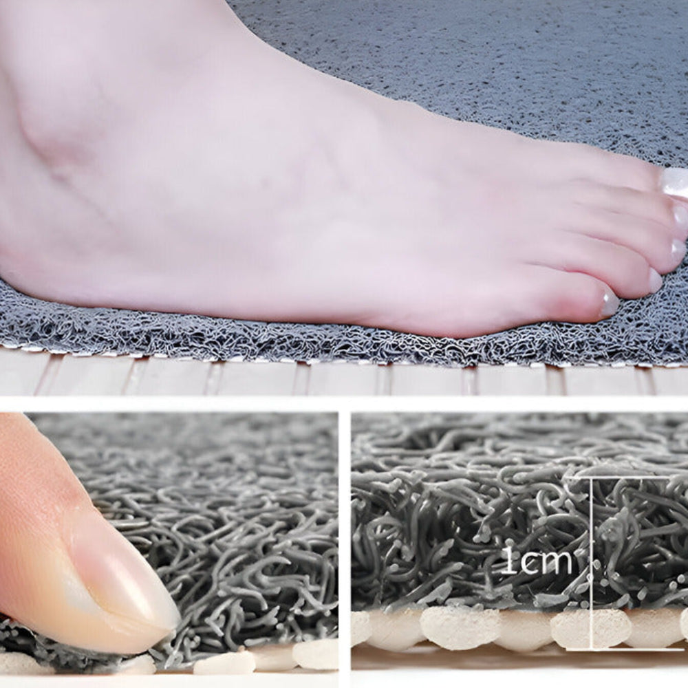 Non Slip Cushioned Bath Mat For Shower And Tub Floor Rug | Temsk