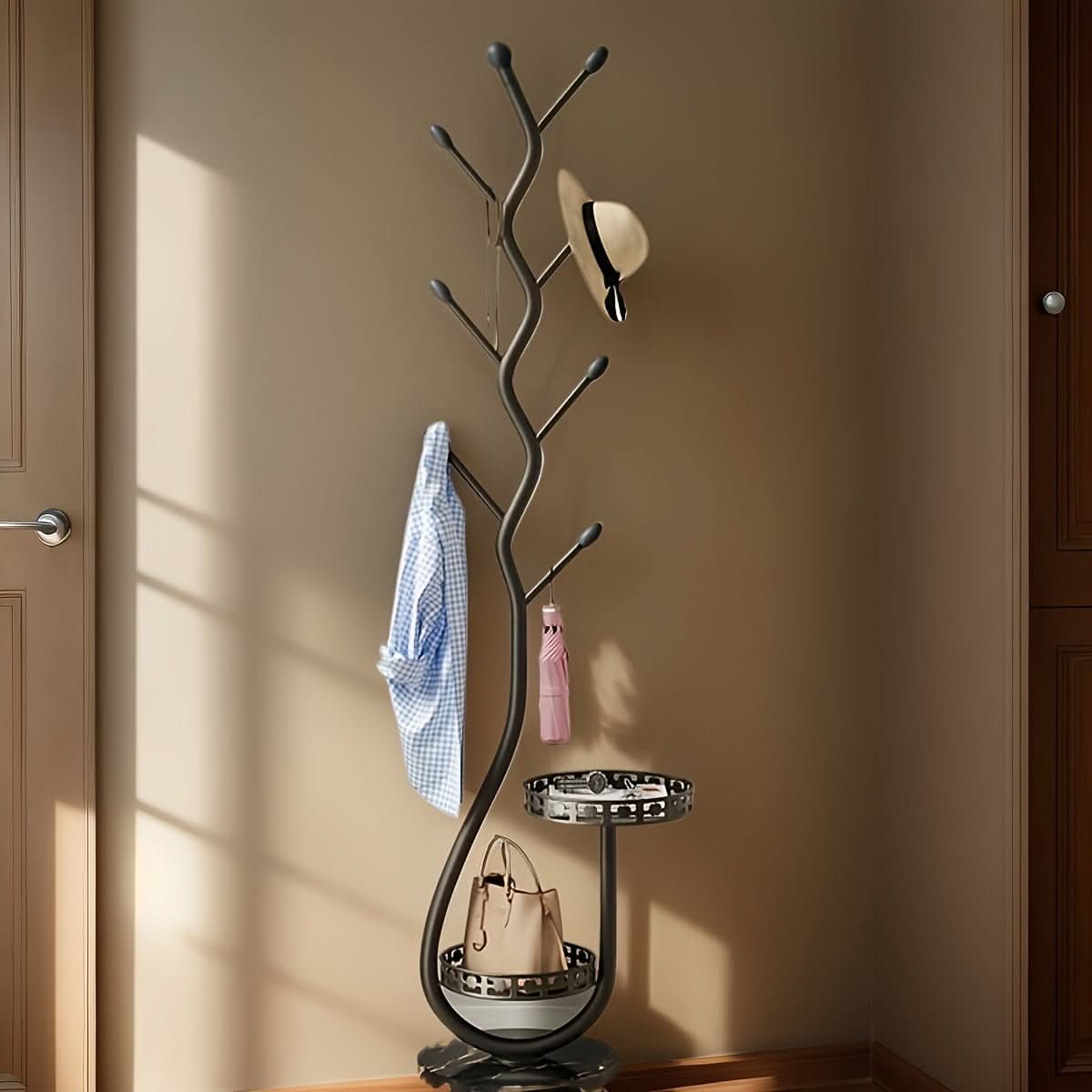 Nordic IronRack Coat Rack for Modern Spaces and Living Areas | Temsk