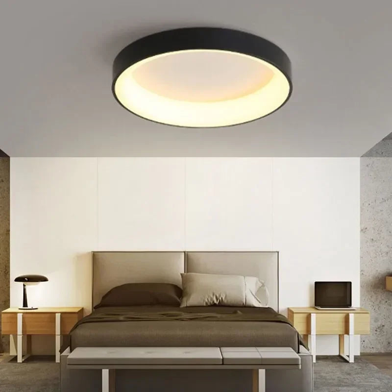 Aeris Nordic Round LED Ceiling Light For Warm Ambient Lighting | Temsk
